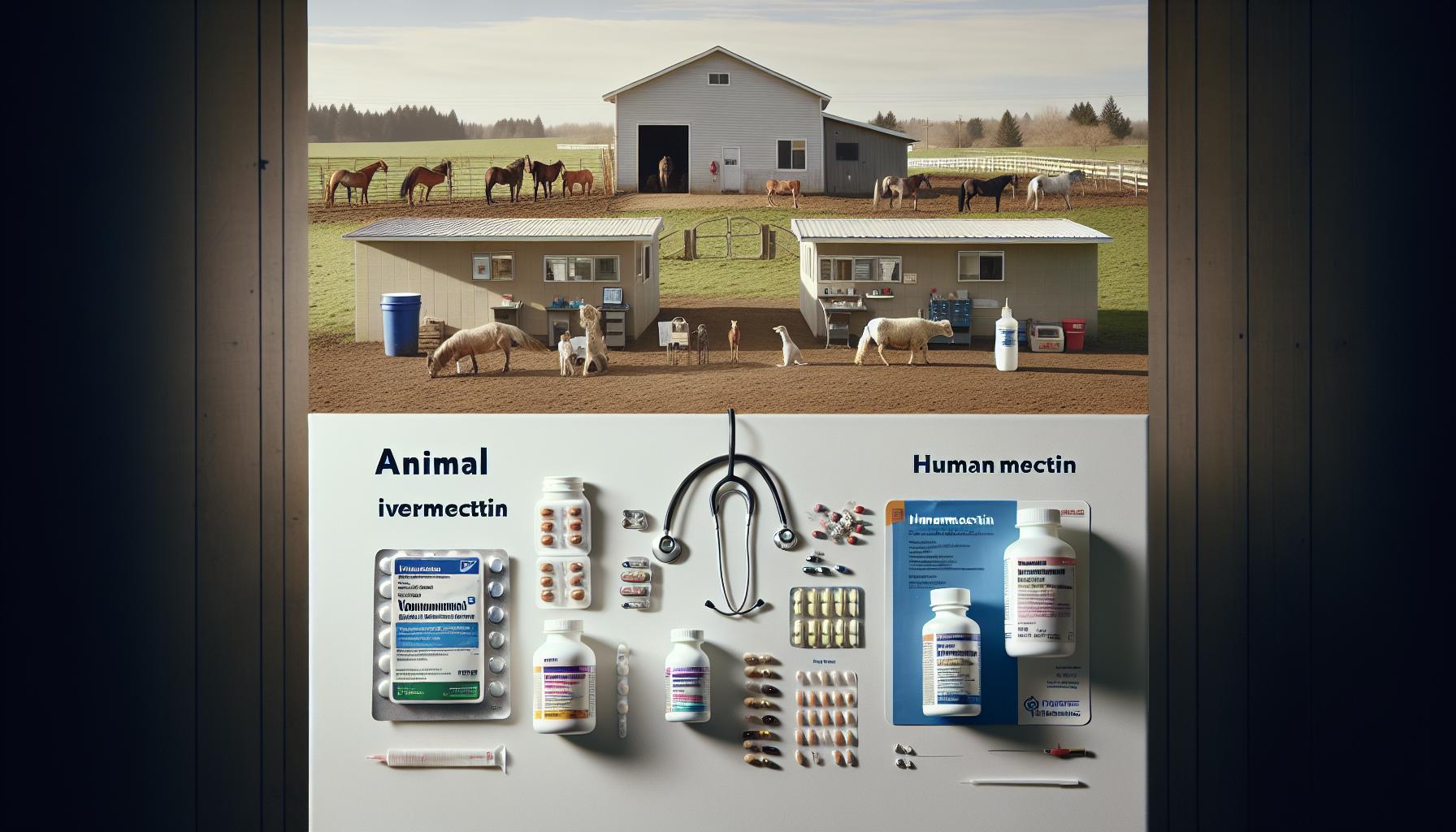 Ivermectina de Uso Animal: Differenze con Formulazioni Umane 1 Differenze principali tra Ivermectina animale e umana