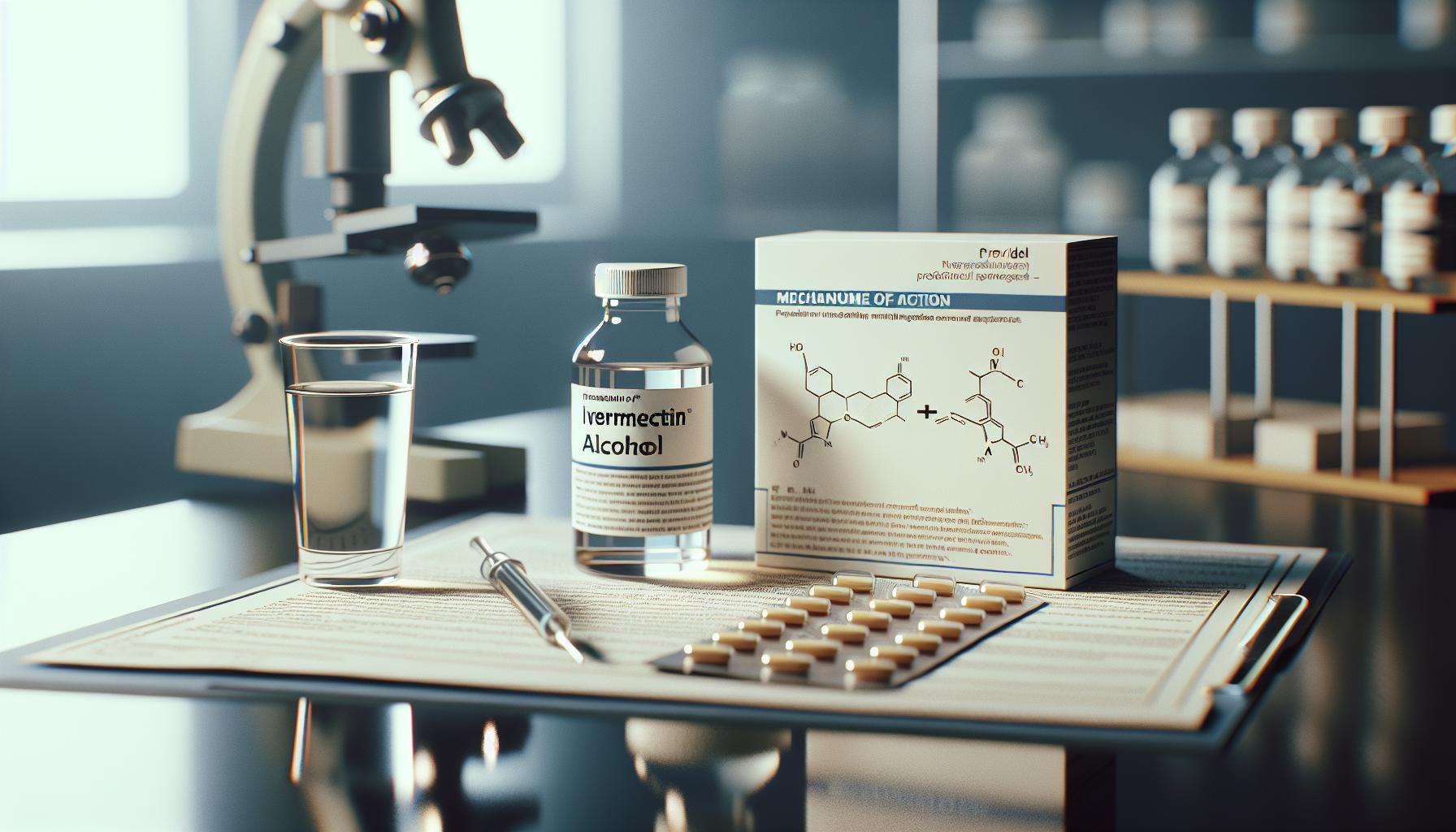 Meccanismo d'Azione di Ivermectina e Alcol